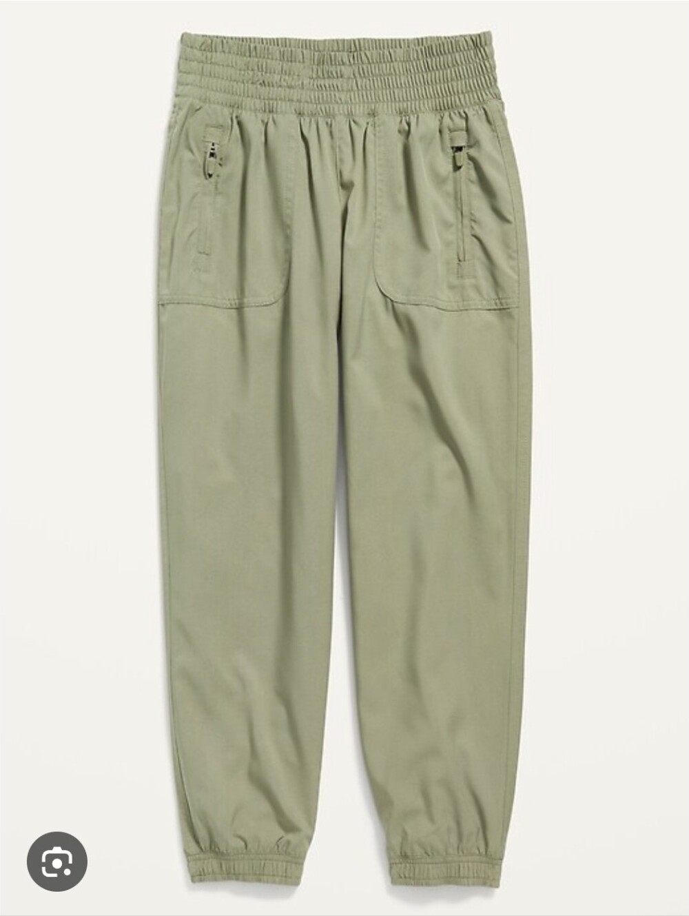 Girl's Old Navy High Waist Zip-Pocket Joggers